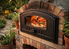 Kamintür 490x280mm Gusseisen