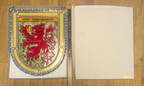 Bleiglas stadtwappen - bleiglas,