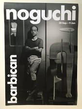 ISAMU NOGUCHI, offizielles Ausstellungsplakat, Barbican Gallery, London, 2021