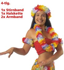 Hawaii Set Hula Hawaiikette Motto Party Zubehör Fasching 124684013