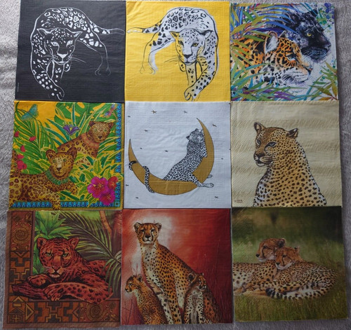 Servietten leopard - servietten,