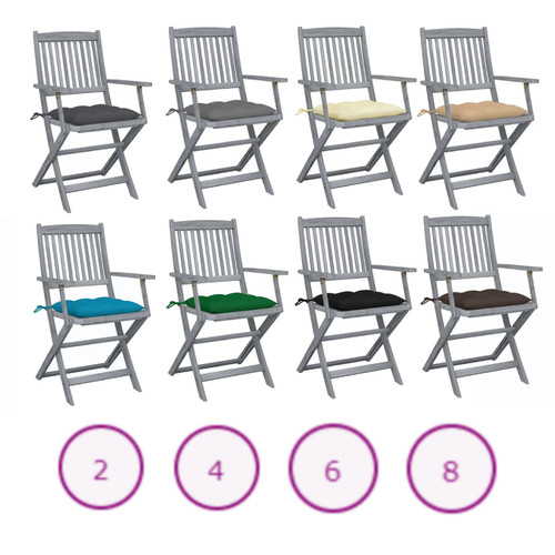 8er set klappbare - set,