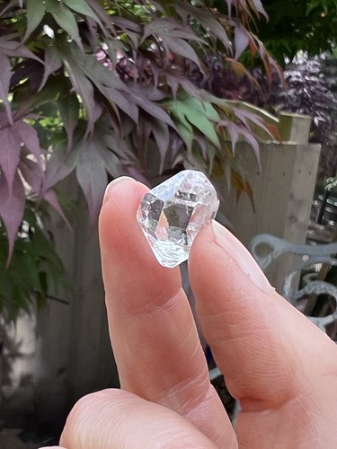 Herkimer diamond double - double, water
