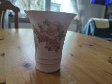 Schumann Arzberg Bavaria Vase Wild Rose 12,5cm Hoch , 1950 Jahre Durch10,5 Cm