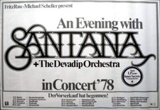 SANTANA - 1978 - Plakat - Live