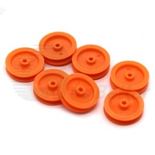 17x4x1,9mm Mini Kunststoff Riemenscheibe Antriebsrad für RC Modellbau Spielzeug