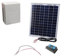 12V Solarset  Solarmodul Laderegler Solarpanel Set Torantriebe geeignet