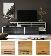 Massivholz TV-Lowboard 265cm NEU TV-Kommode Phono-regal fernseh-schrank Anrichte
