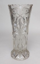 Gr. Pressglas Vase Sonnenblume