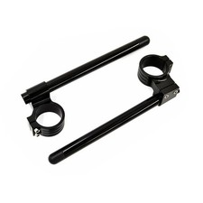 Stummellenker Clip On 41mm Durchmesser 30mm Alu Lenker schwarz gebraucht