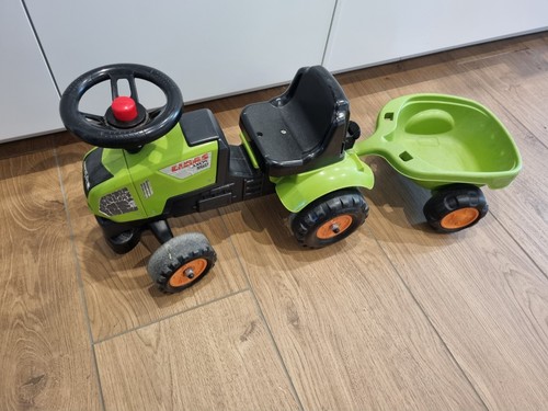 Claas traktor mit anhänger - traktor,