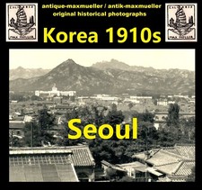 Korea Szene Seoul sehr gutes Panorama orig Foto 1900er/1910er Jahre