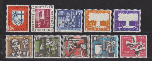 Saar 379 briefmarken - saar, ff.: