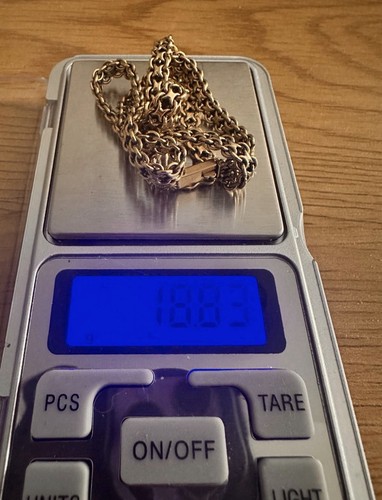 333 gelbgold halskette kette - halskette,