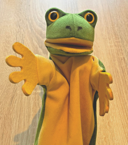 Steiff handpuppe frosch - handpuppe,,