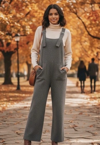 Zara latzhose jumpsuit knit - zara,