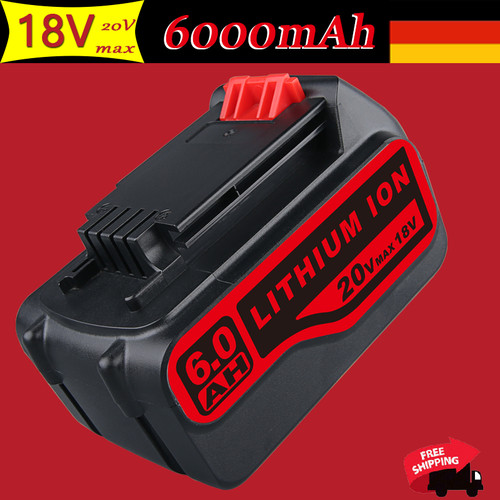 6ah 18v für black decker - black+decker, akku