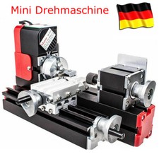 24W Mini Drehmaschine Metall Drehbank Machine DIY Model Tooling Holzbearbeitung