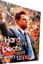Leinwand Bilder Wolf of Wall Street Pop Art Wandbilder -Hochwertiger Kunstdruck