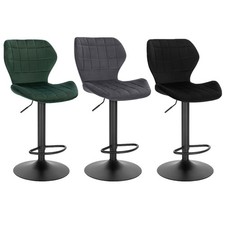WOLTU 1/2/4x Barhocker Höhenverstellbar Drehbar Barstuhl mit Lehne Bistrohocker