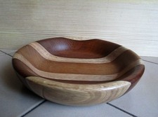 Holz Deko Schale gedrechselt