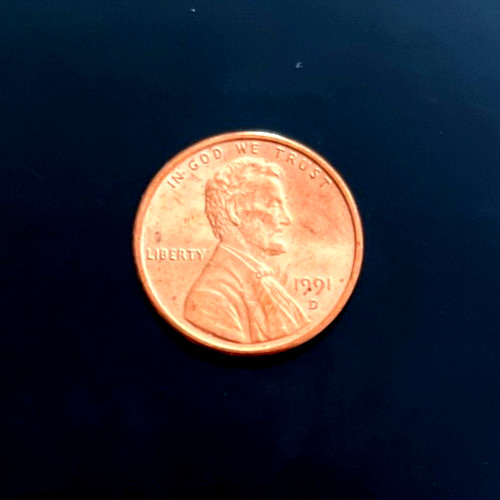 Usa one cent - 1, 1991