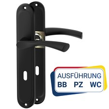 Schwarz Türbeschlag ROMA