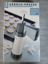 TCM Gebäckpresse mit 10 Formscheiben und 6 Tüllen Gebäck Verzieren OVP und NEU