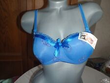 Bügel BH, blau, Glitzer,  Gr