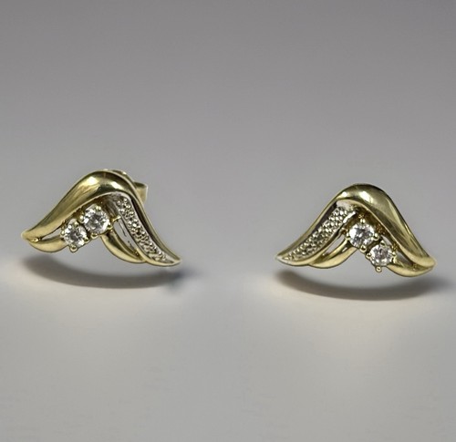 333 8kt gelbgold ohrstecker - gelbgold,