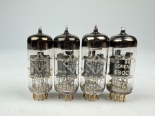 4x Telefunken E80CF Röhre Rarität Diamond Bottom NOS neu Gold Pin