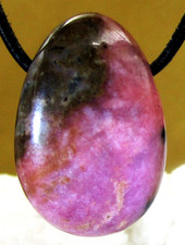 Rhodonit trommelstein - rhodonit,