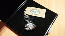 Fossil Schwan Anhänger NEU