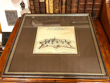 Homburg Saar Schloss Original Kupferstich Bodenehr 1720 gerahmt!