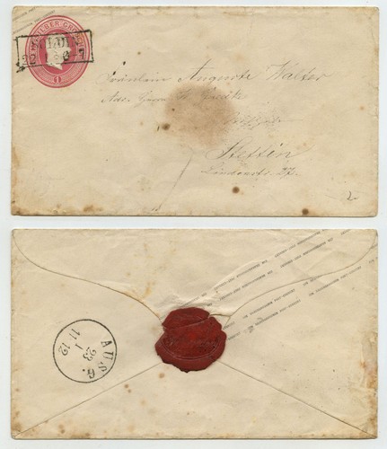 50227 preußen ganzsache - ganzsache, u