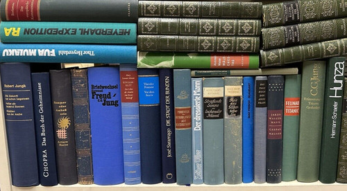 Deko bücher paket blau - bücher,