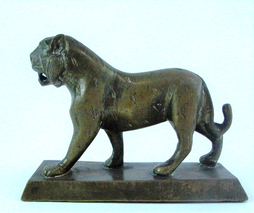 Alte bronze figur löwe - alte,