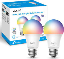 TP-Link Tapo L530E Smart Leuchtmittel E27 RGB dimmbar 8,7=60W 806lm Glühbirne 2x