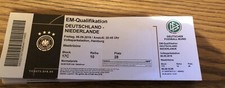 Sammler Ticket Deutschland -Niederlande EM Qualifikation 06.09.2019