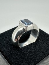Silberring 925 mit blauem