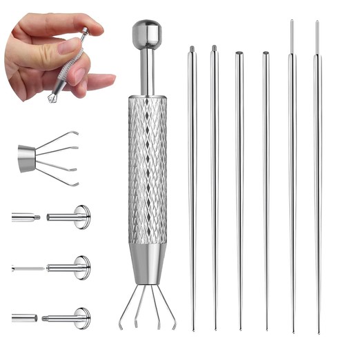 Teiliges piercing set - 7-teiliges,