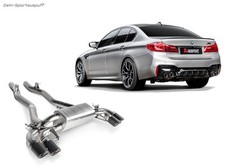 Akrapovic Slip-On Line Titan Sportauspuff BMW M5 F90 OPF +Competition Carbon ER