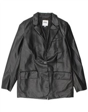Zara damen knopf kunstleder - 1,