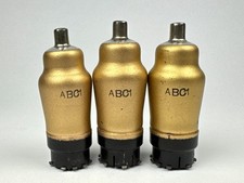 3x Philips ABC1 Röhre NOS Niederfrequenz Röhrenradio Valve neu