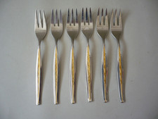 WMF Besteck Cromargan  Palma / Capri Gold  6 Kuchengabeln