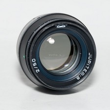 KMZ Jupiter 8, schwarz,  Objektiv f2 5cm 50mm, M39, FED Zorki Leica, wie neu!