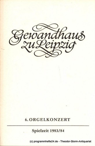 Programmheft orgelkonzert - 6.,