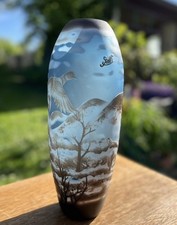 Jugendstil vase überfangglas - jugendstil,