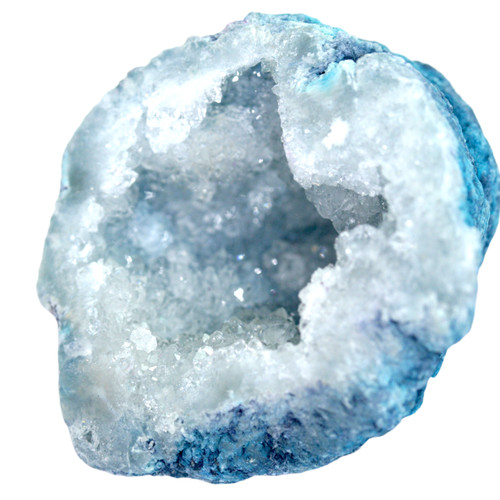 Quarz geode gefärbt halbe - |,