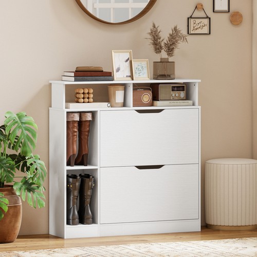 Homcom schuhschrank mit - mit, 2